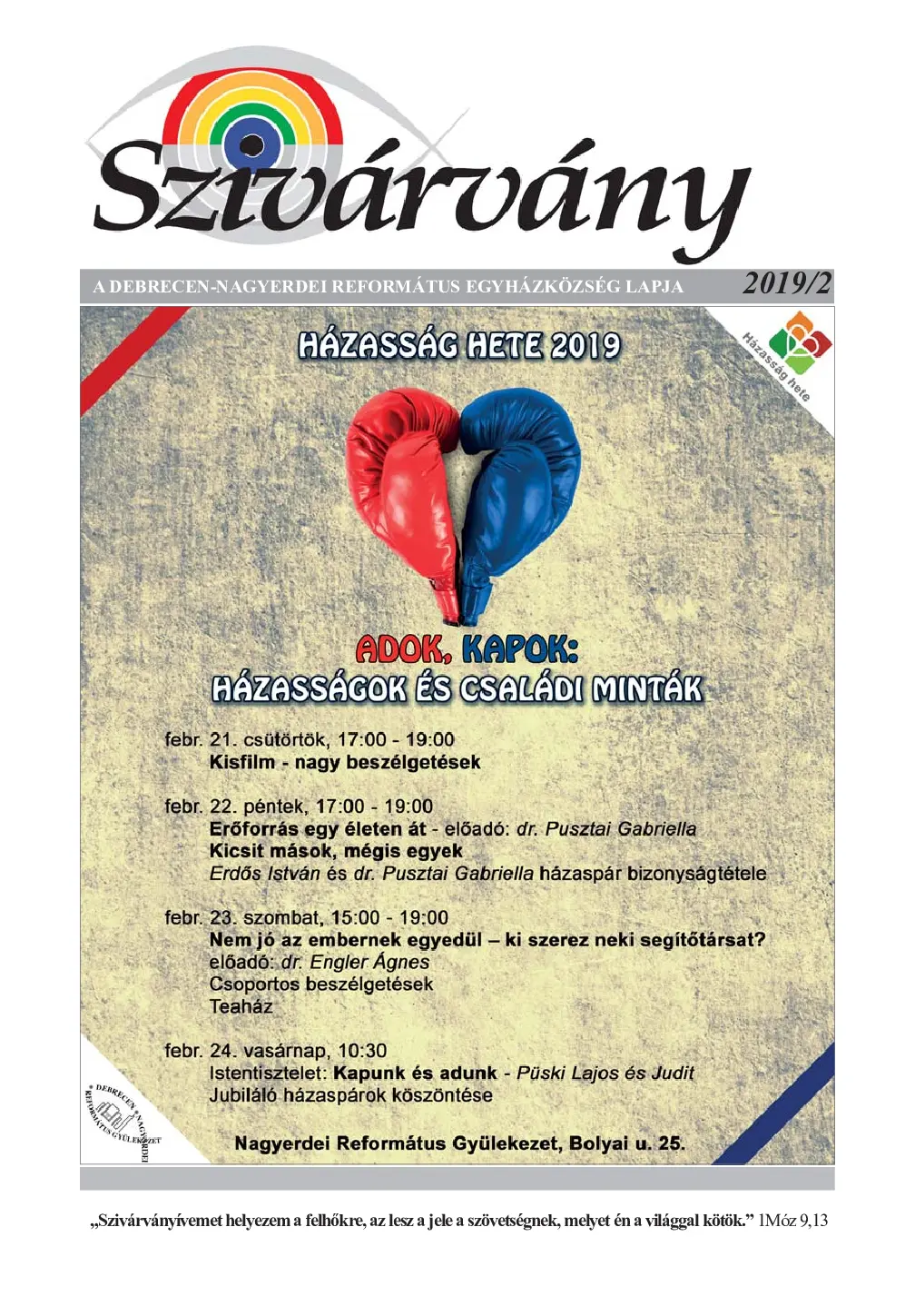 Házasság Hete 2019